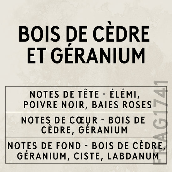 Huile Essentielle Bois De Cèdre Et Géranium