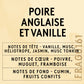 Parfum Poire Anglaise & Vanille