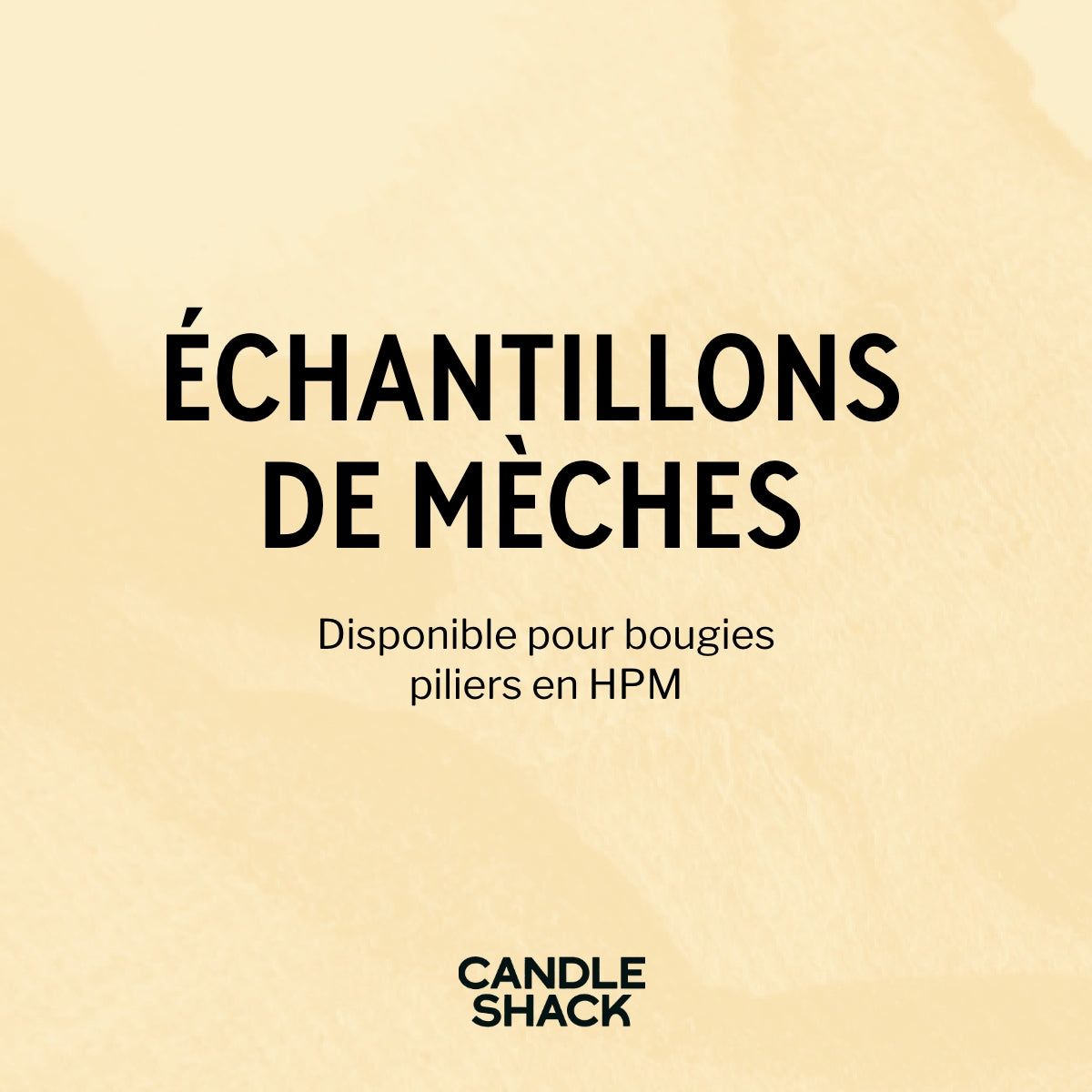 Échantillons de mèche cirée pour bougies dans des récipients - 3 pcs pour 4  types de mèche