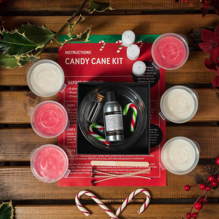 Candle Shack BV Candle Making Kit Candy Cane Candle Making Kit