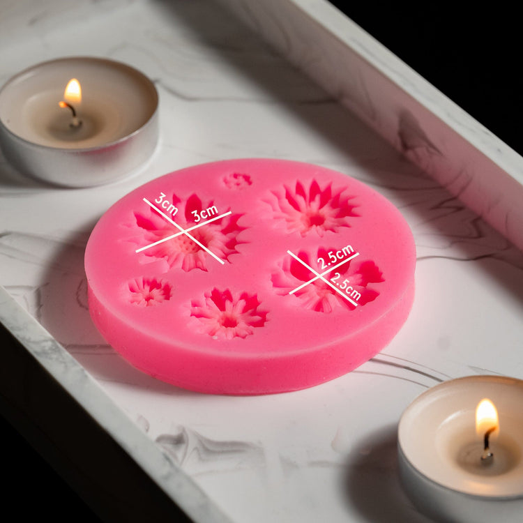 Candle Shack Clam Shell Wax Melt Mould - Daisy