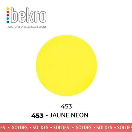 Colorant Bekro - 453 - Jaune Néon