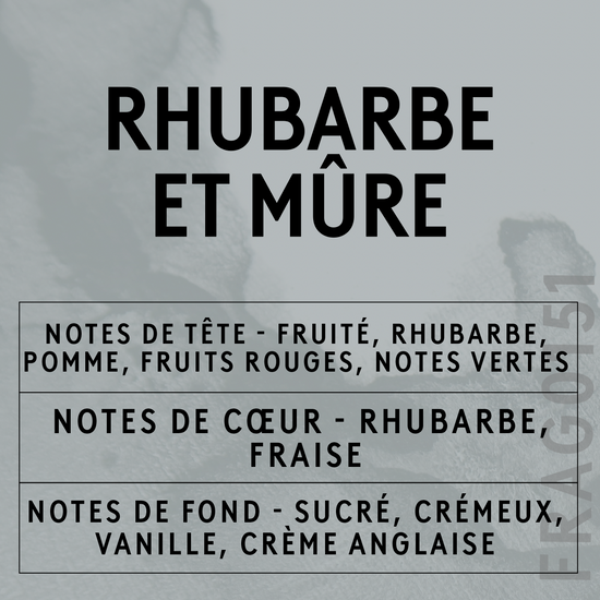 Parfum Rhubarbe & Mûre