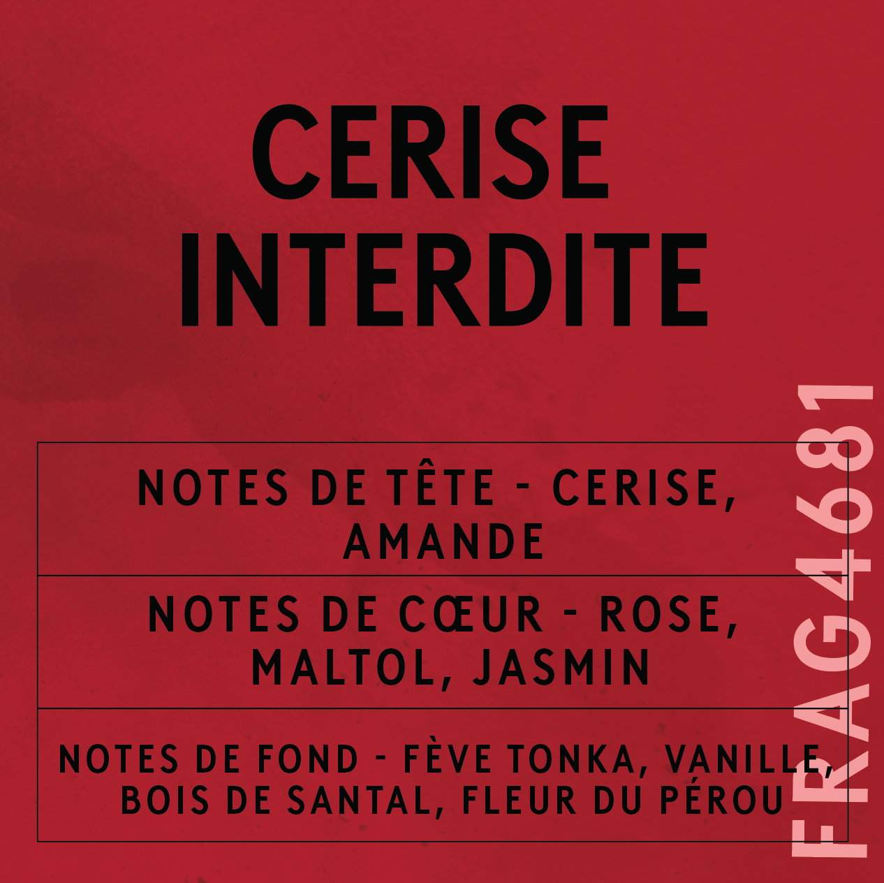 Parfum Cerise Interdite Scent Card