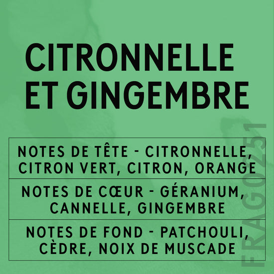 Parfum Citronnelle Et Gingembre