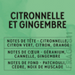 Parfum Citronnelle Et Gingembre (NOUVEAUTÉ)
