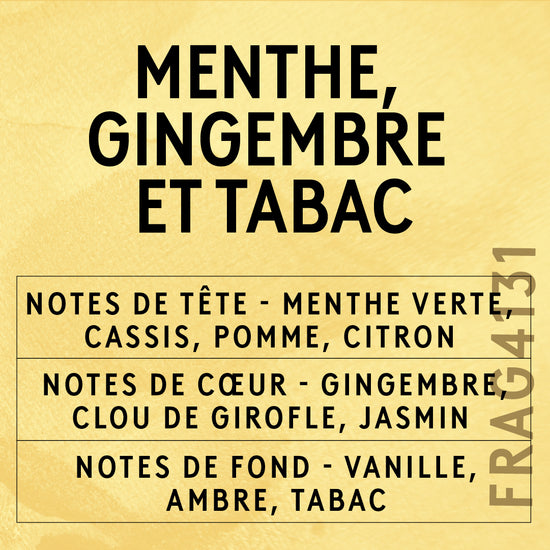 Parfum Menthe, Gingembre Et Tabac
