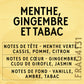 Parfum Menthe, Gingembre Et Tabac