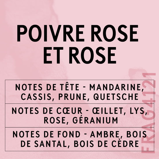Lotion Pour Main Et Corps - Poivre Rose & Rose
