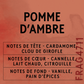 Note du parfum Pomme D&