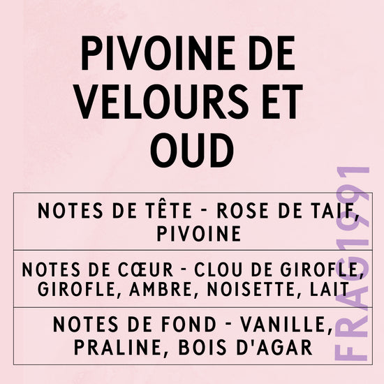 Parfum Pivoine De Velours Et Oud