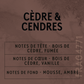 Parfum Cèdre & Cendres