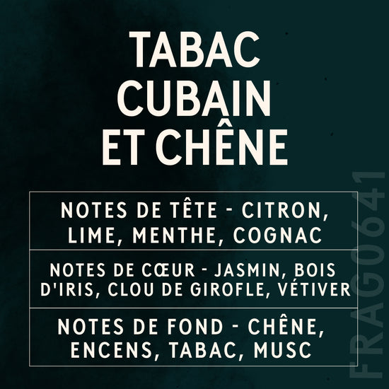Parfum Tabac Cubain Et Chêne