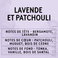 Parfum Lavande Et Patchouli Avec Insectifuge Citrepel