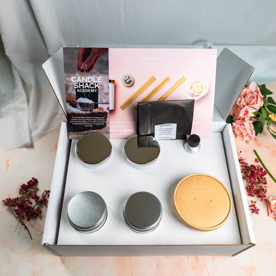 Poivre Rose & Rose - Kit De Fabrication De Bougies