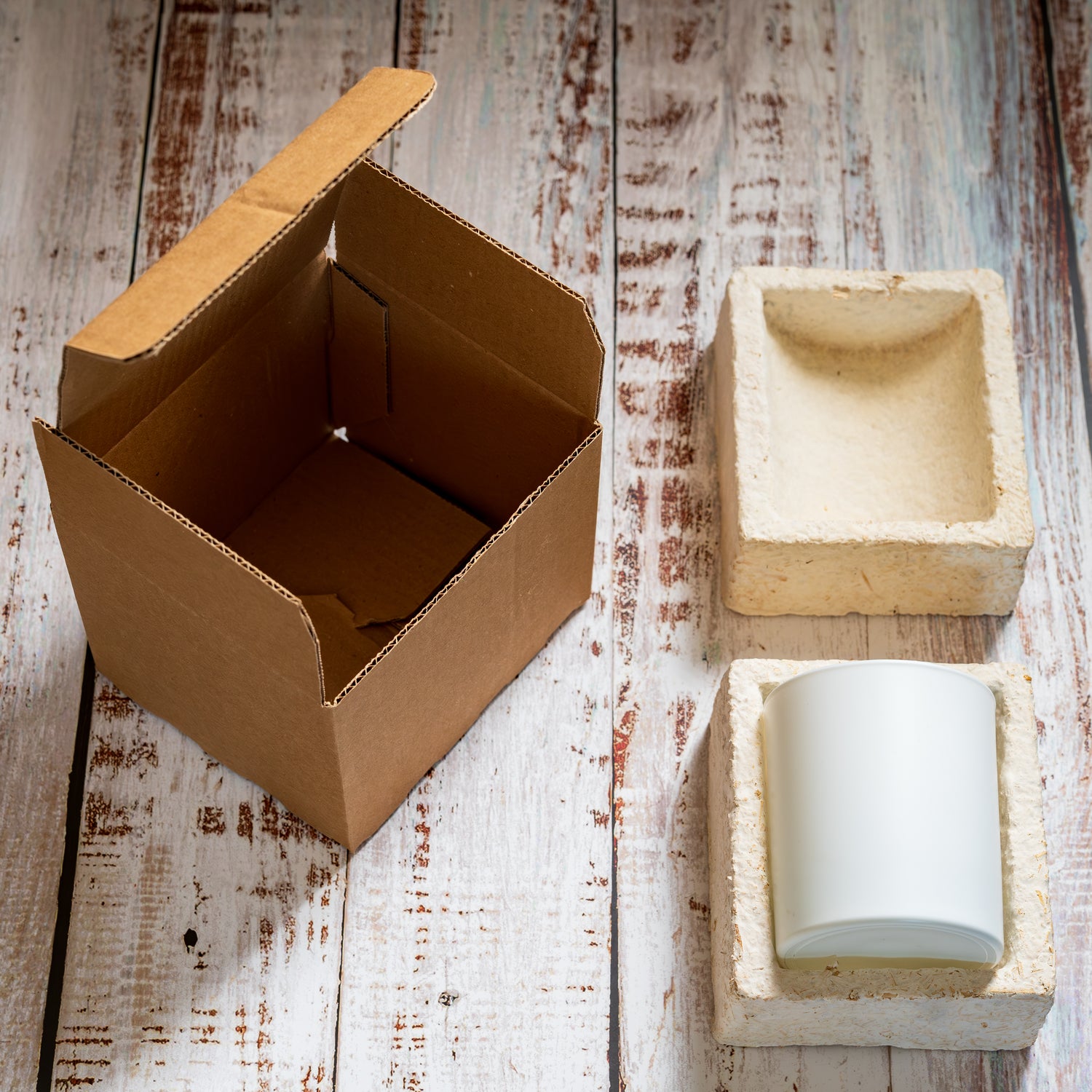Boîte Kraft - Pour Pot À Bougie En Emballage De Champignons – Candle Shack  FR