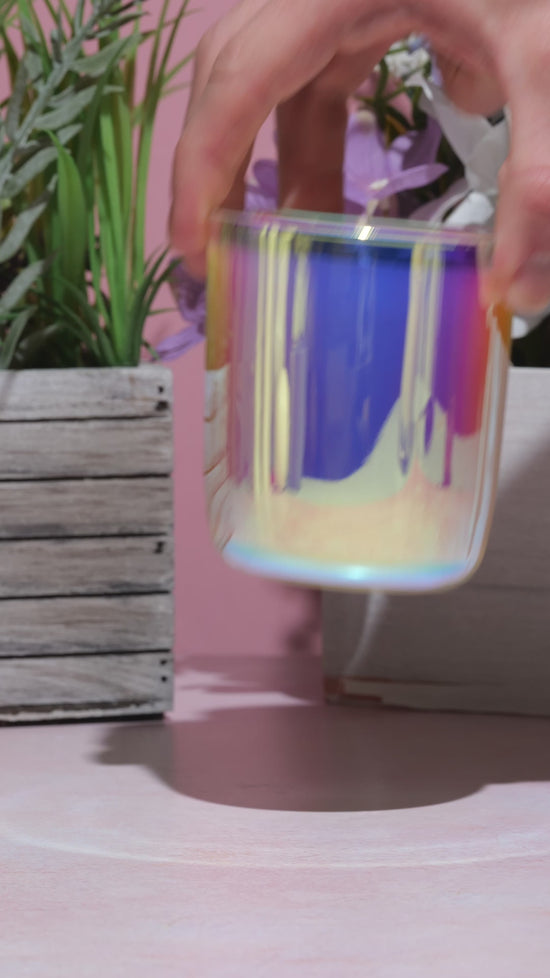 Verre à Bougie Aria 30cl - Irisé (Boîte de 6)