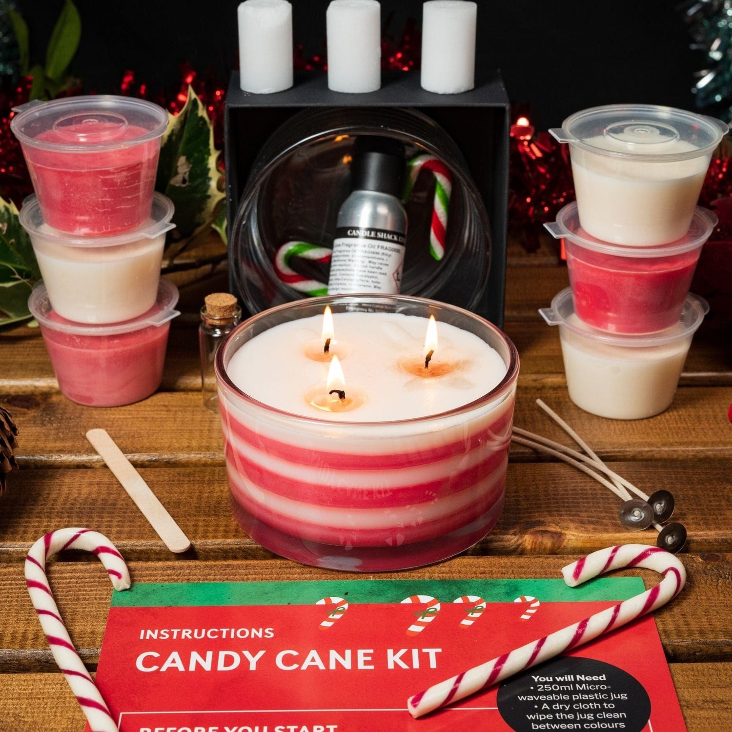 Sucre D'Orge - Kit De Fabrication De Bougies De Noël l Candle Shack –  Candle Shack FR