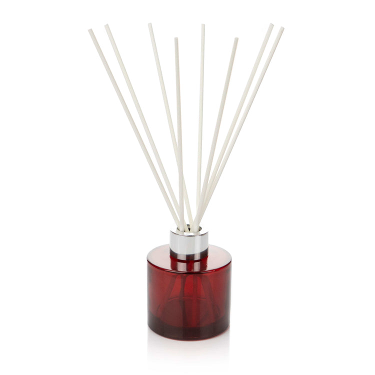Candle Shack Diffuser Bottle 100ml Squat Diffuser Bottle - Red Ruby (Box of 6)
